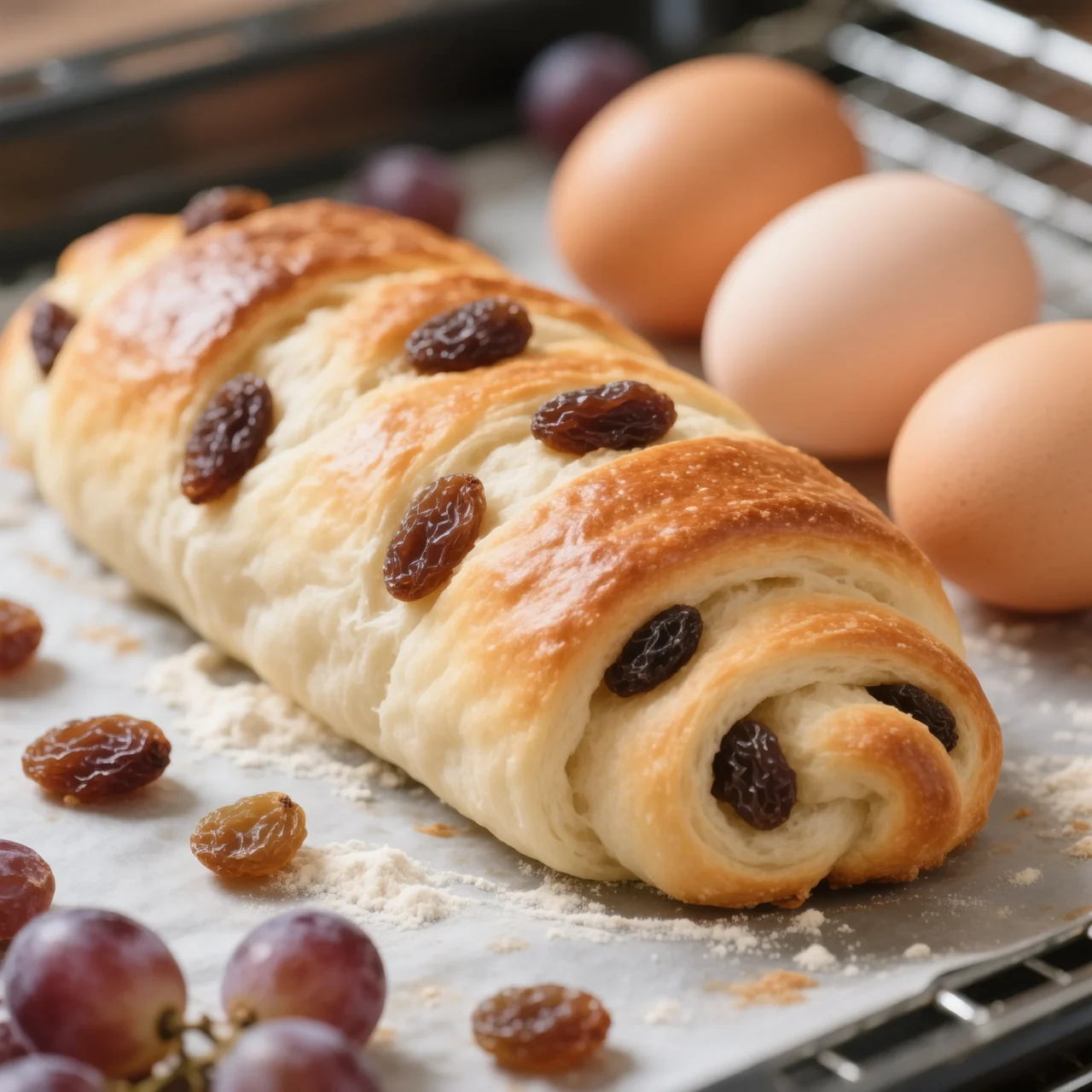 Petits pains aux raisins