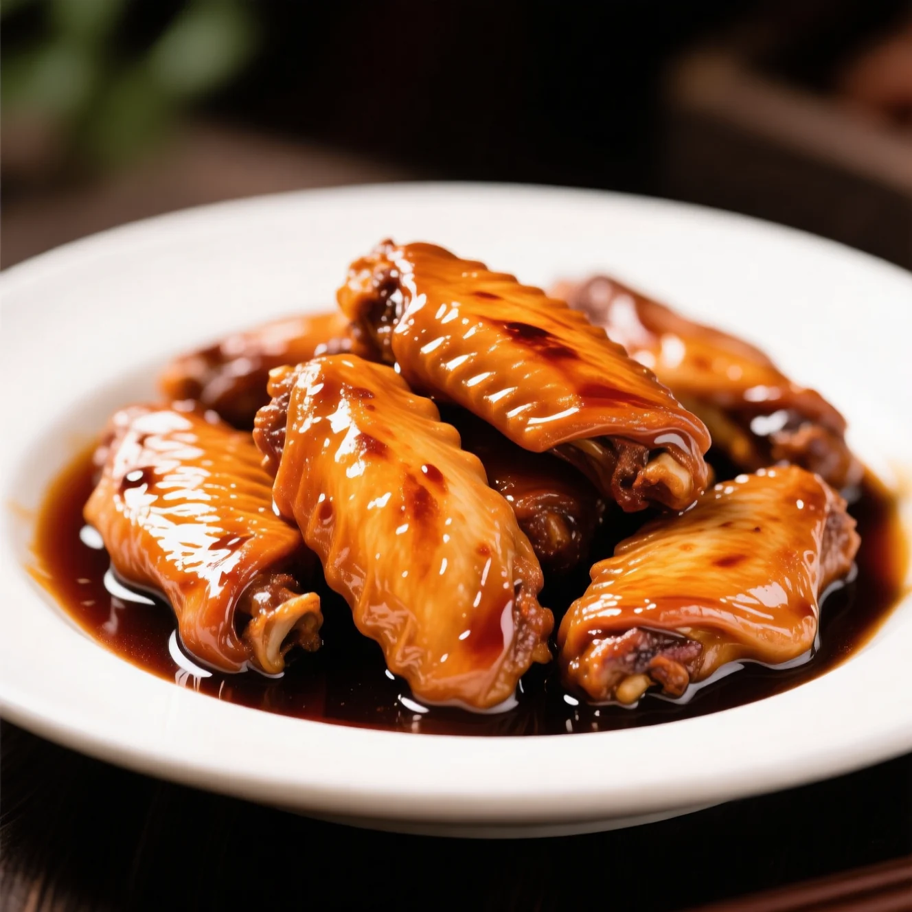 Ailes de Poulet Braisées au Cola