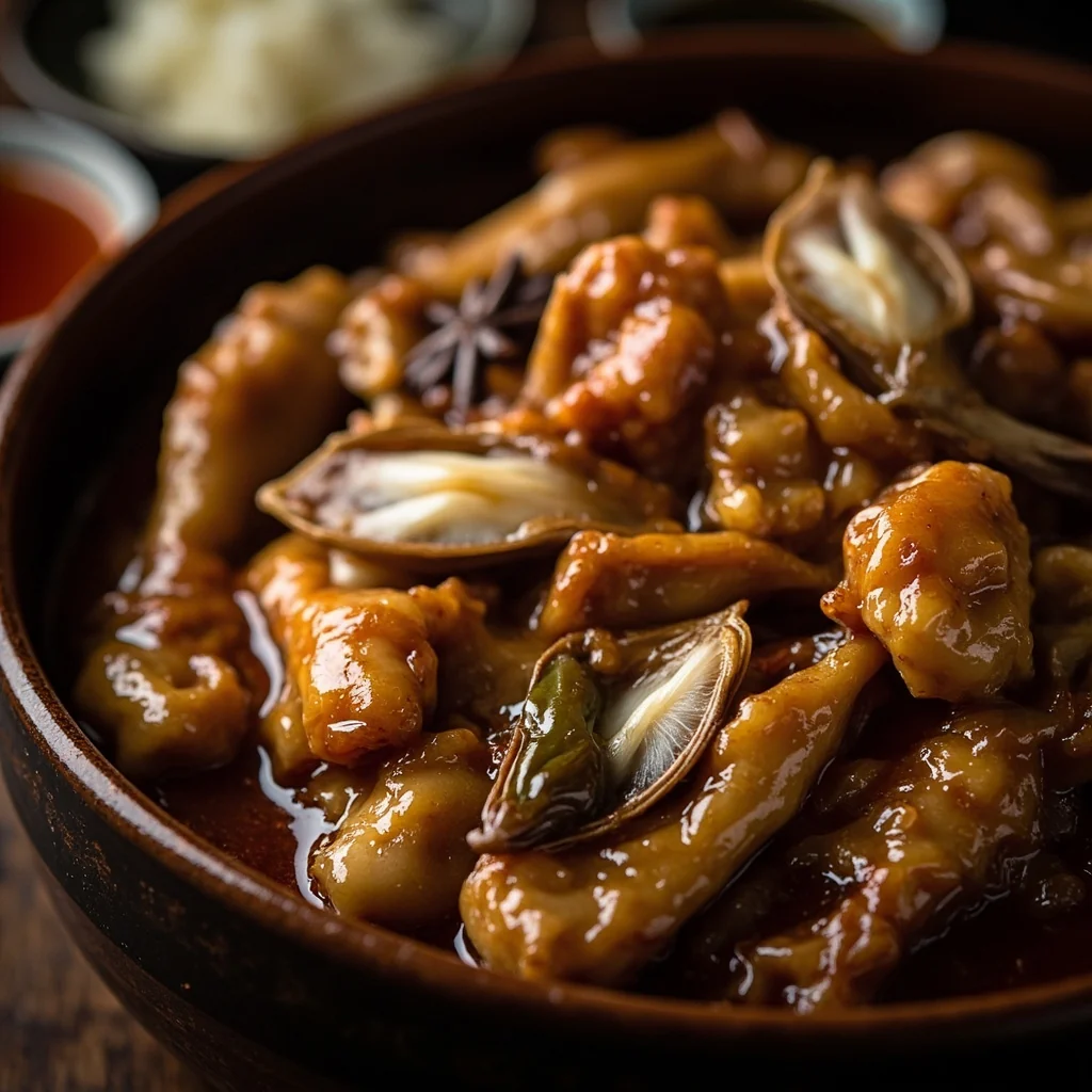 Pieds de Poulet Braisés à l'Ormeau