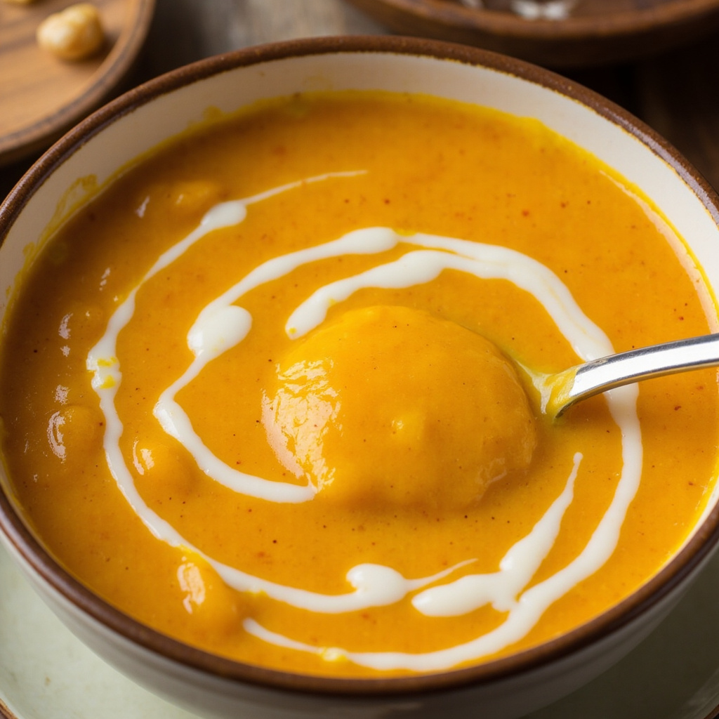 شوربة بذور الكويك واليقطين