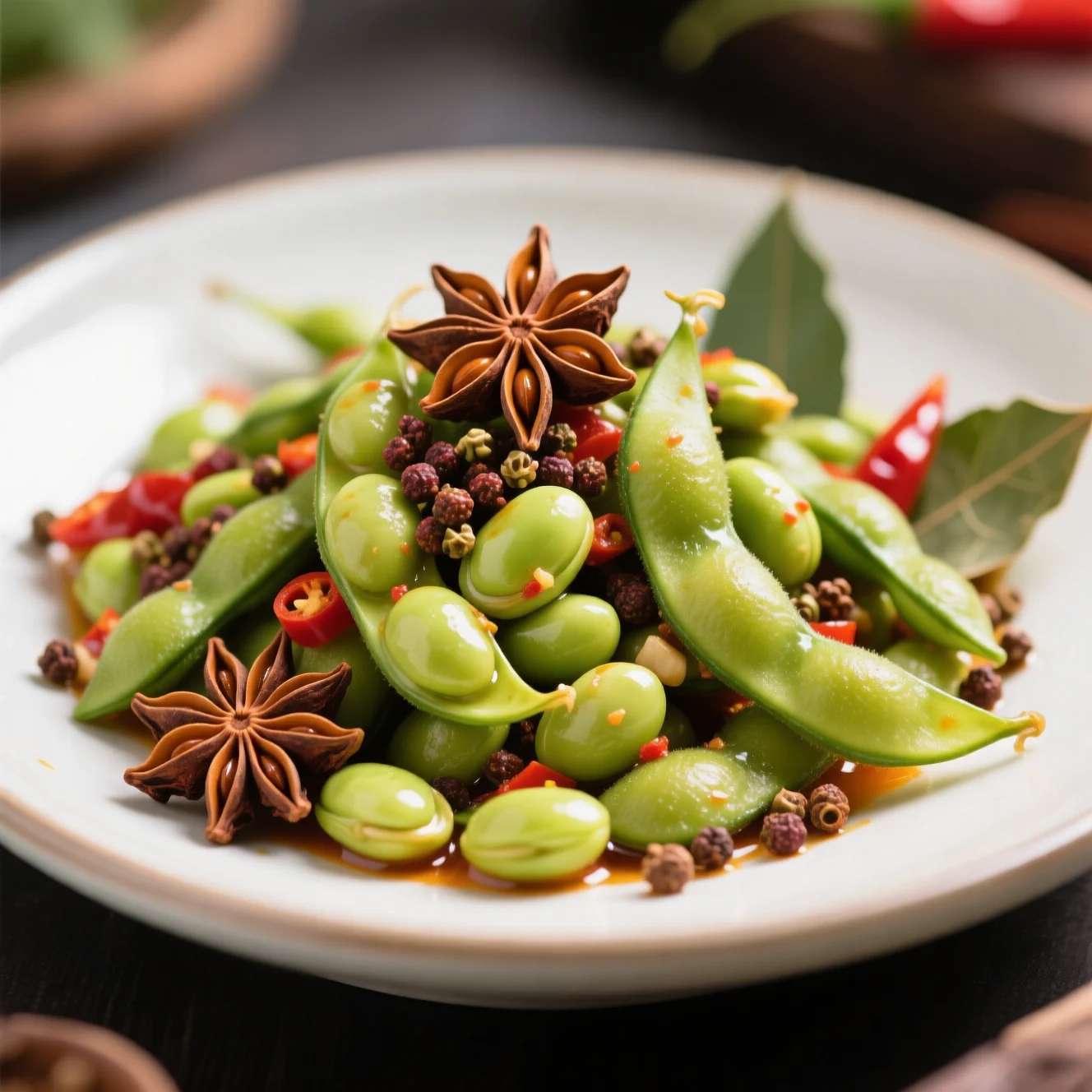Edamame épicé