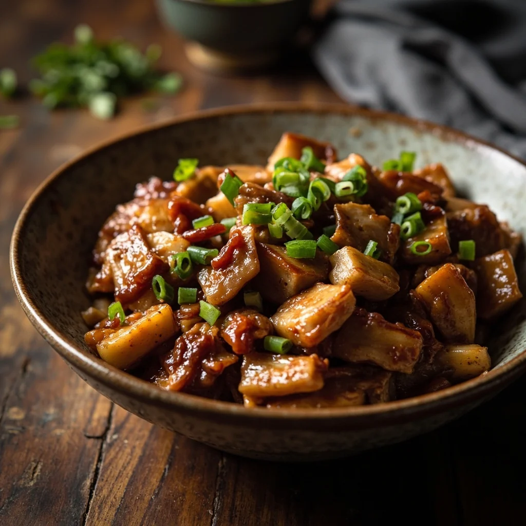 Sauté de porc à l'ail