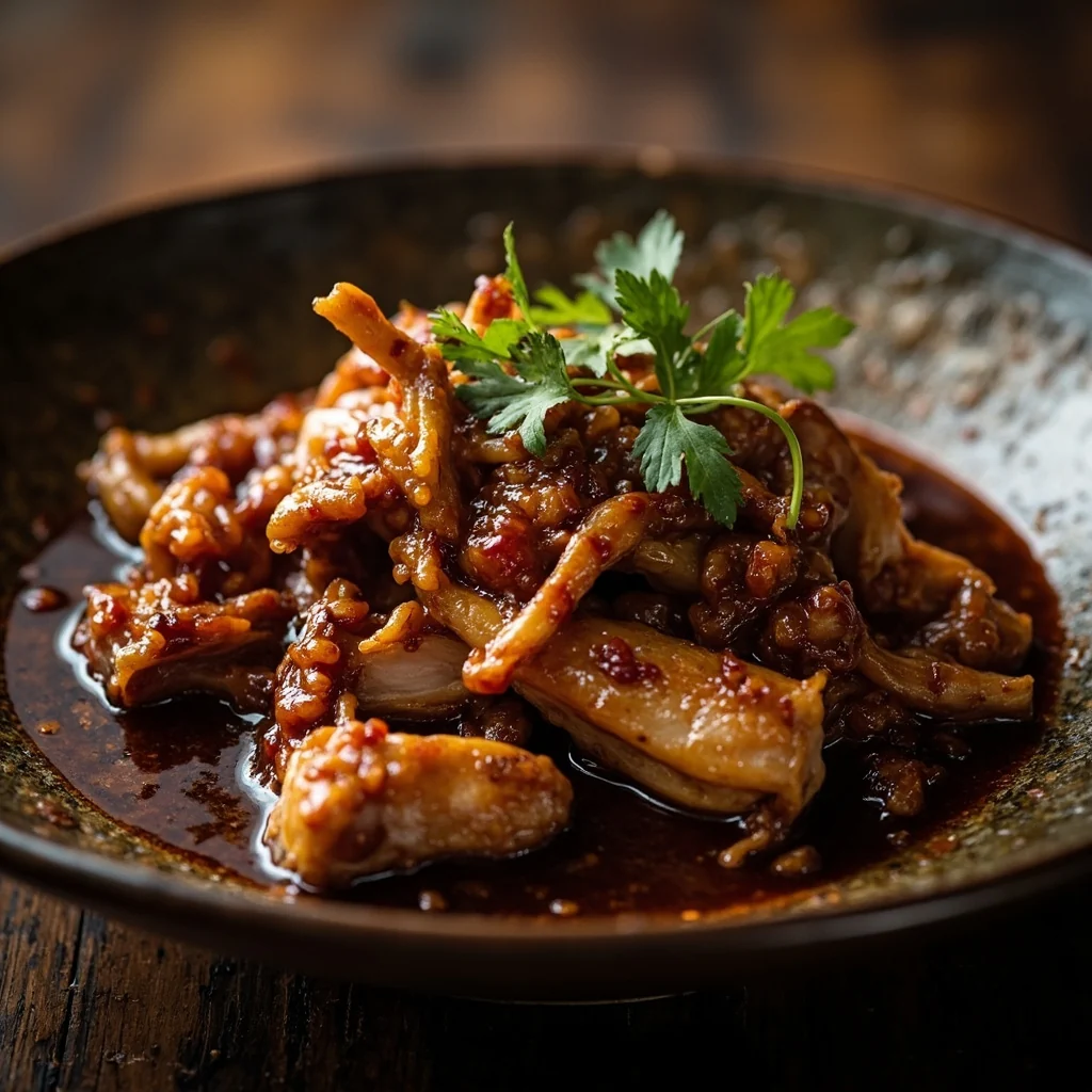 Jarret de porc braisé à la sauce soja