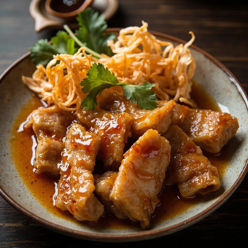 Fruit Juice Pan-Fried Pork Slices