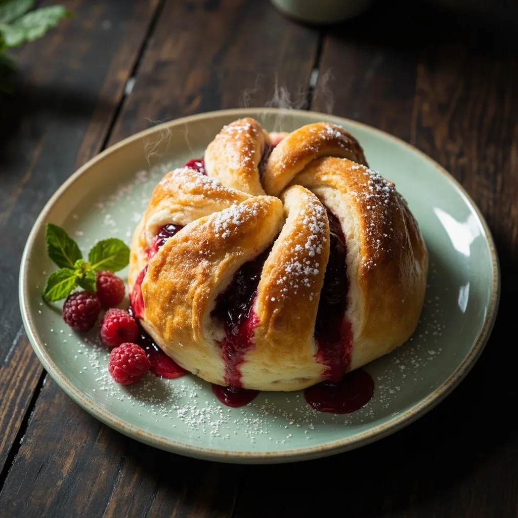 Raspberry Cream Bread