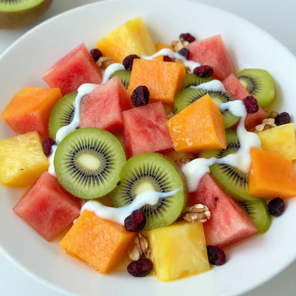 Salade de fruits et de noix