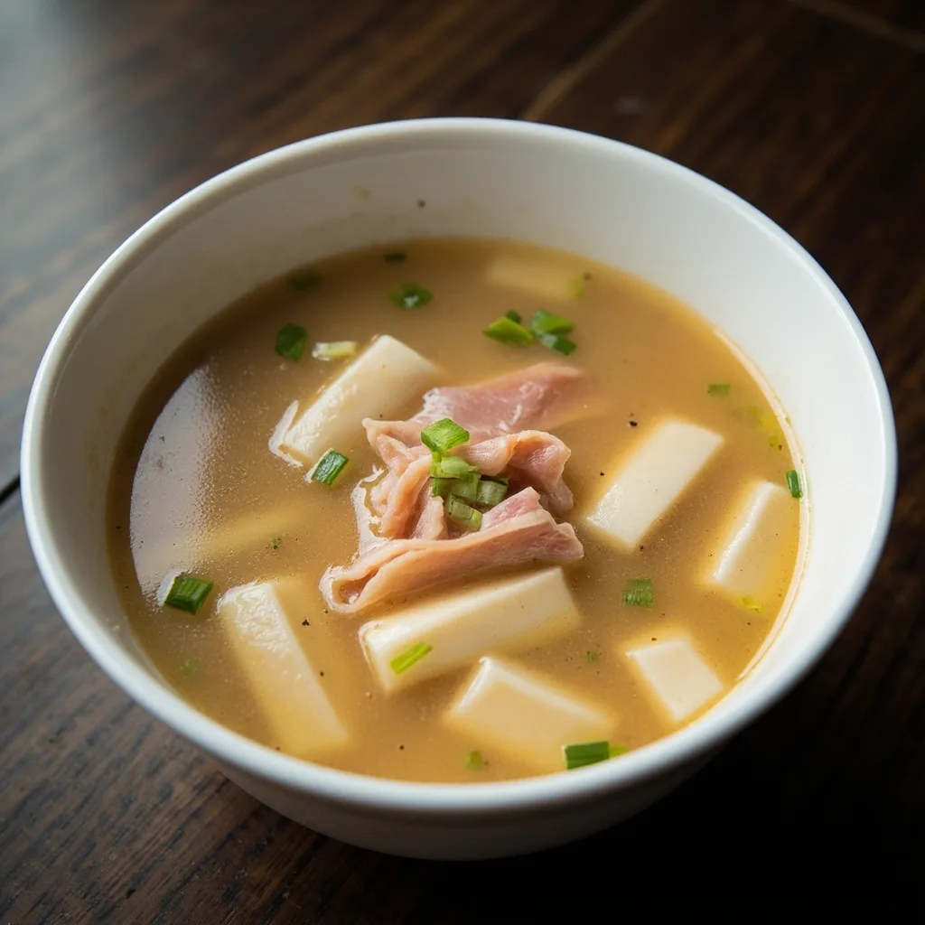 Yellow Croaker and Tofu Soup