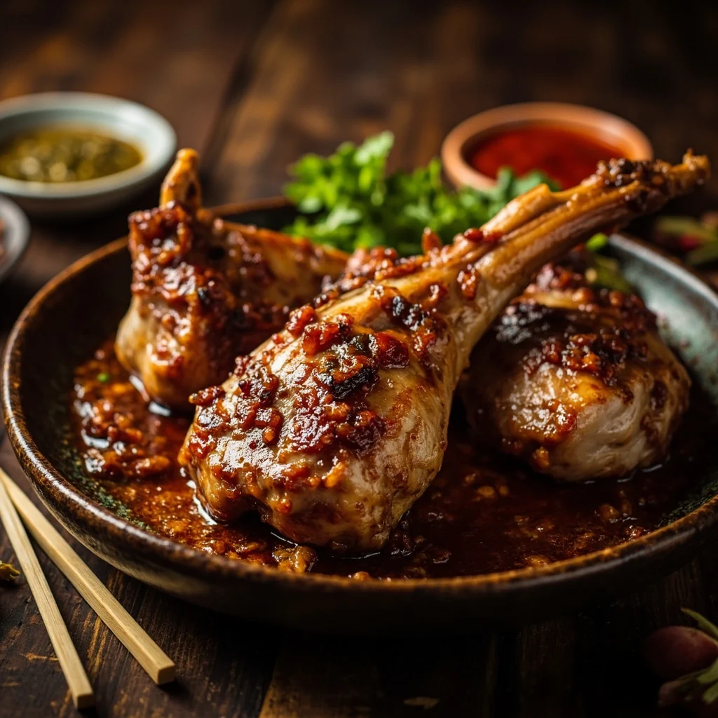 Jarret de Porc Vaporisé aux Cinq Épices