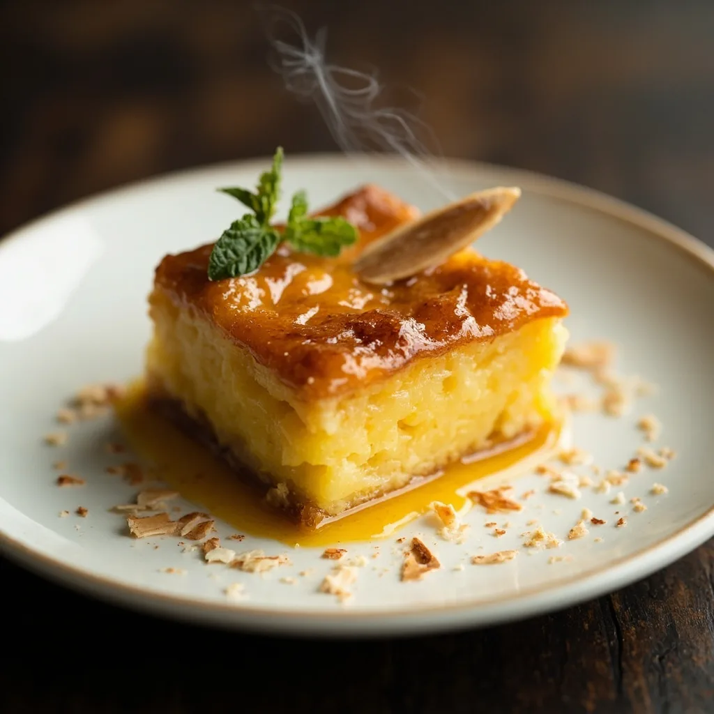 Kokosbrotpudding (Klappertaart)