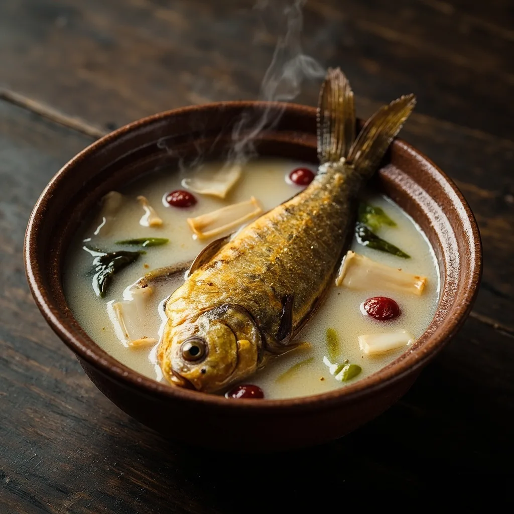 Winter Bamboo Shoot and Yellow Croaker Soup