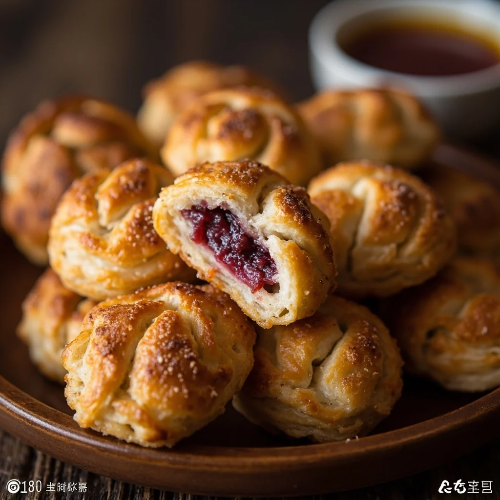 Pâtisseries à la patate douce violette