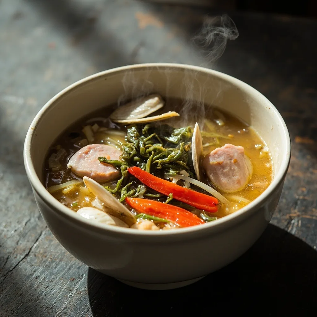 Clam, Kelp, and Pork Soup