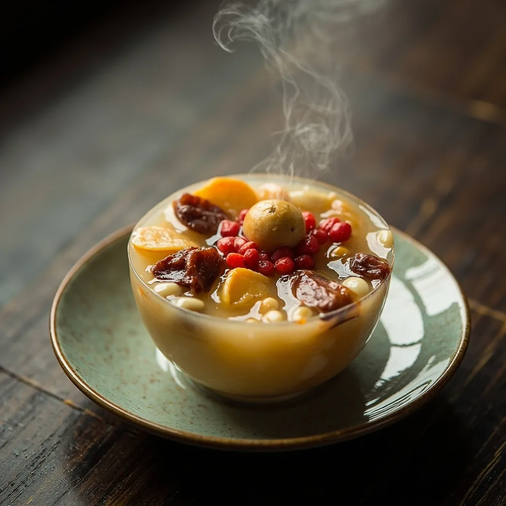 Chestnut and Lotus Seed White Fungus Soup