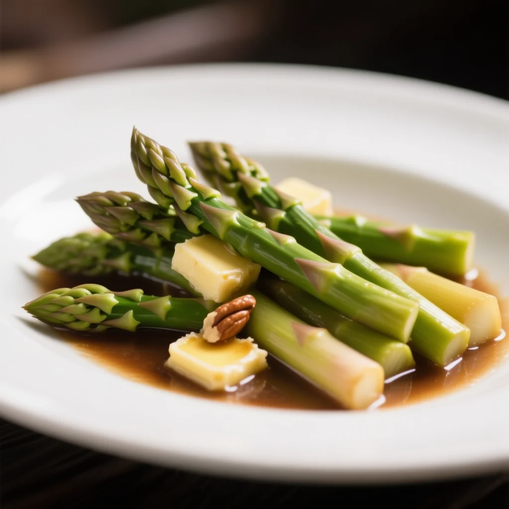 Asperges braisées au beurre
