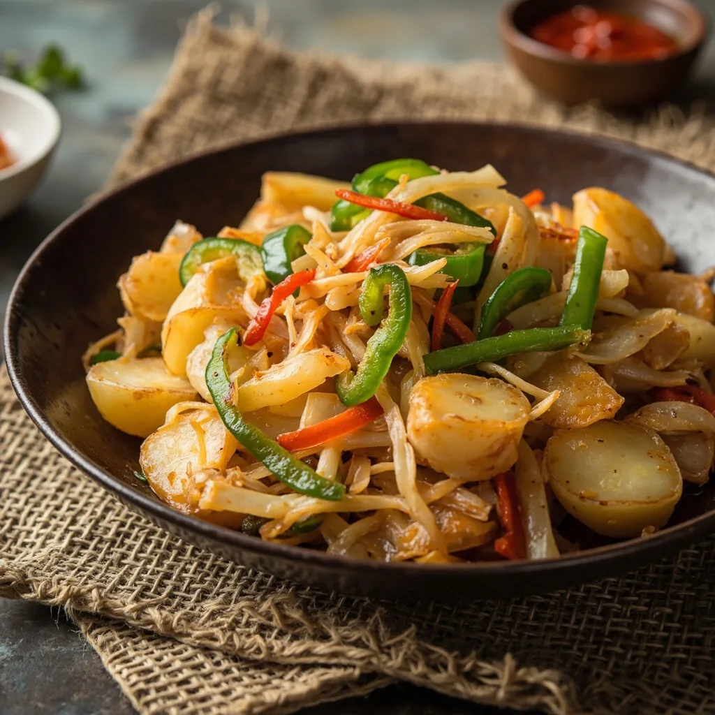 Pommes de terre râpées aigres et épicées
