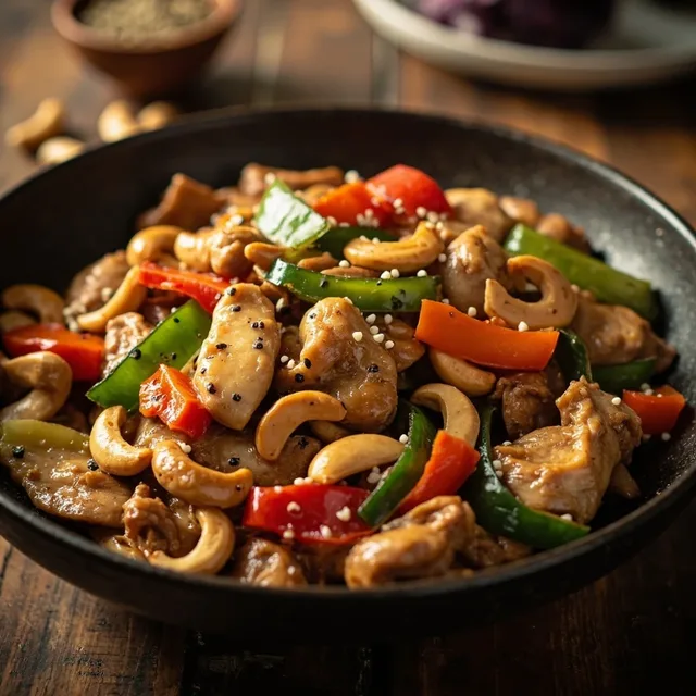 Diced Chicken with Cashew Nut (Poultry)