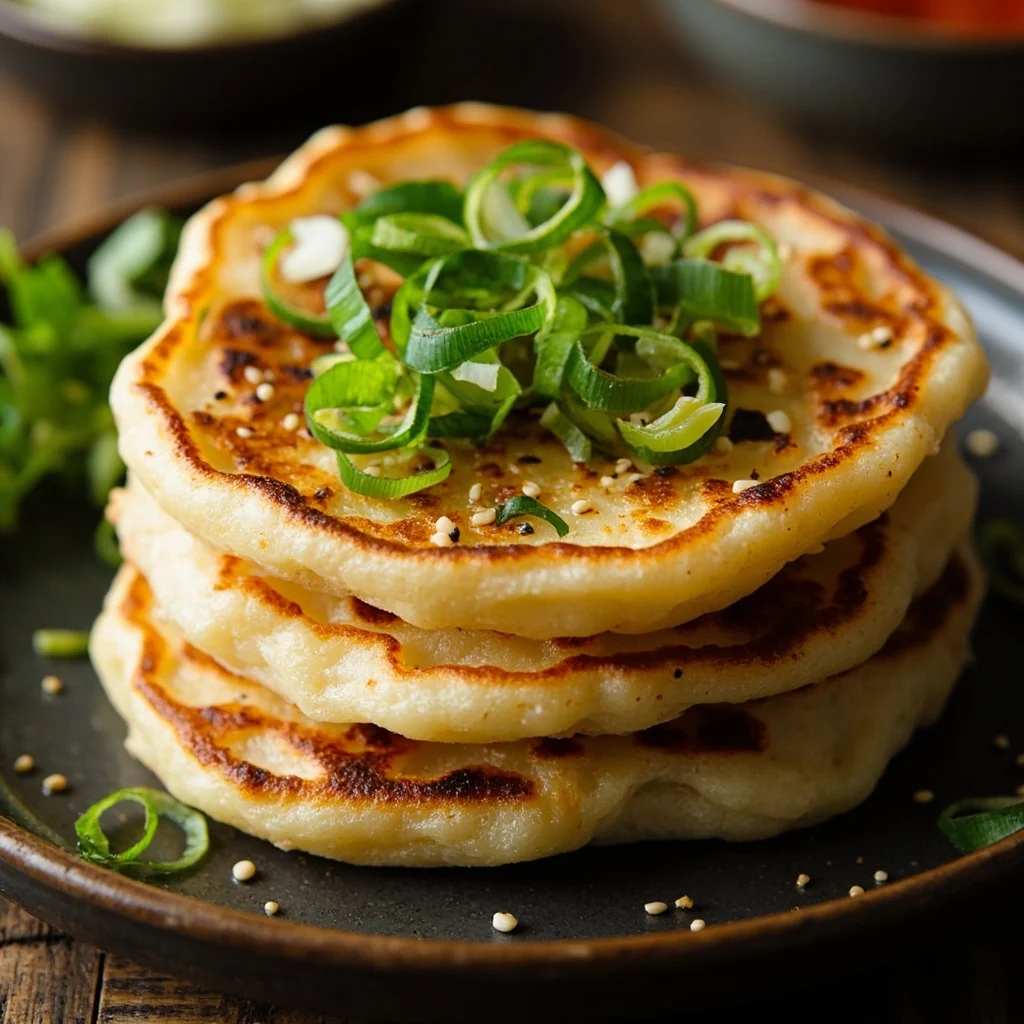 Pancakes moelleux aux ciboulettes
