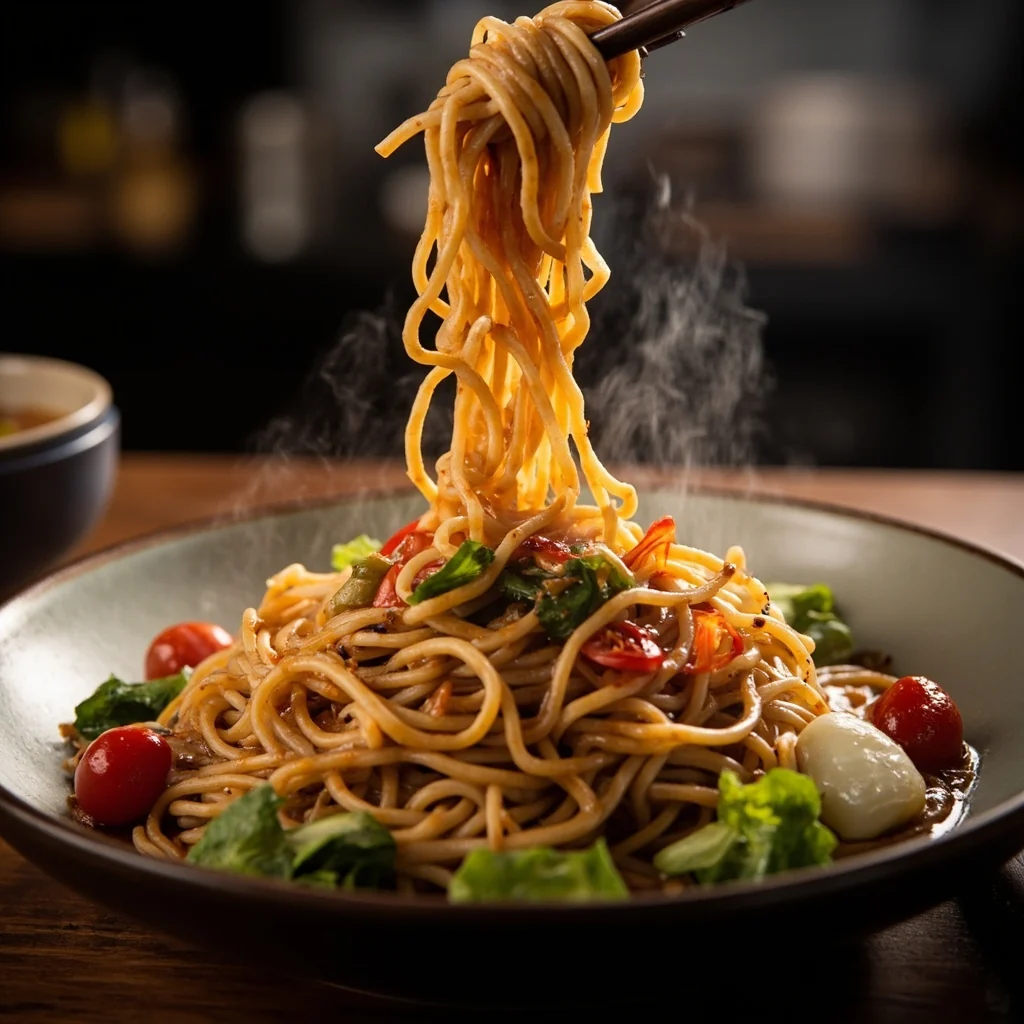 Noodles Chili-Ail Croustillants
