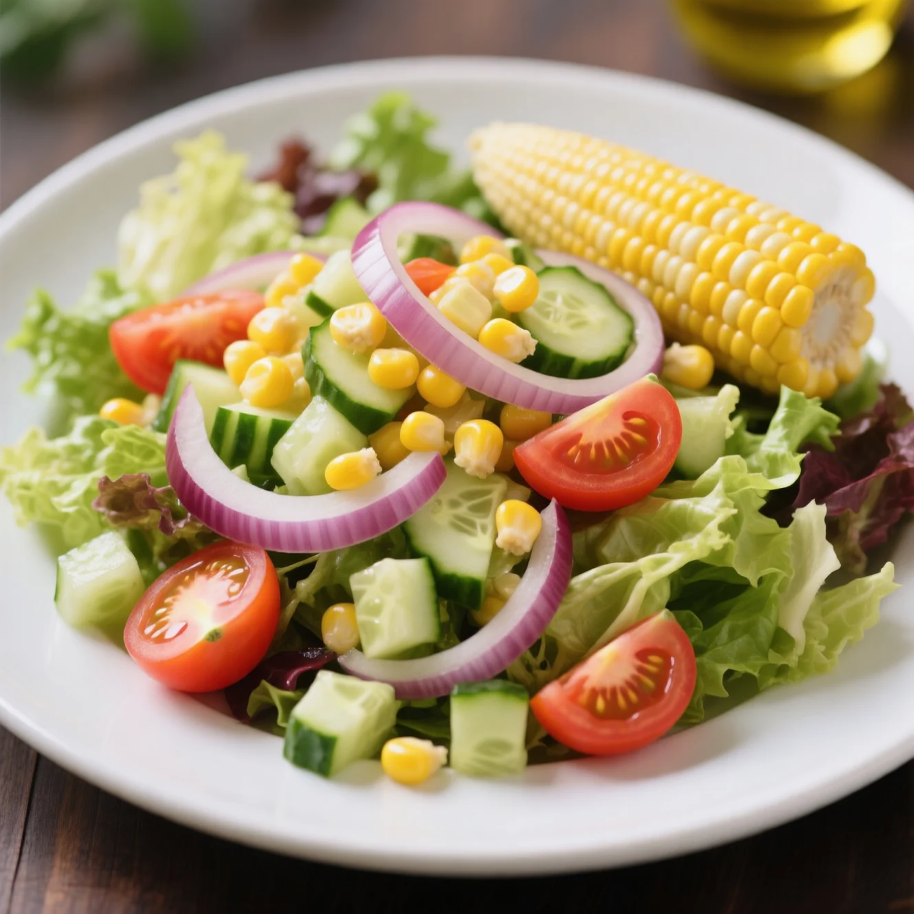 Salade de légumes frais du jardin