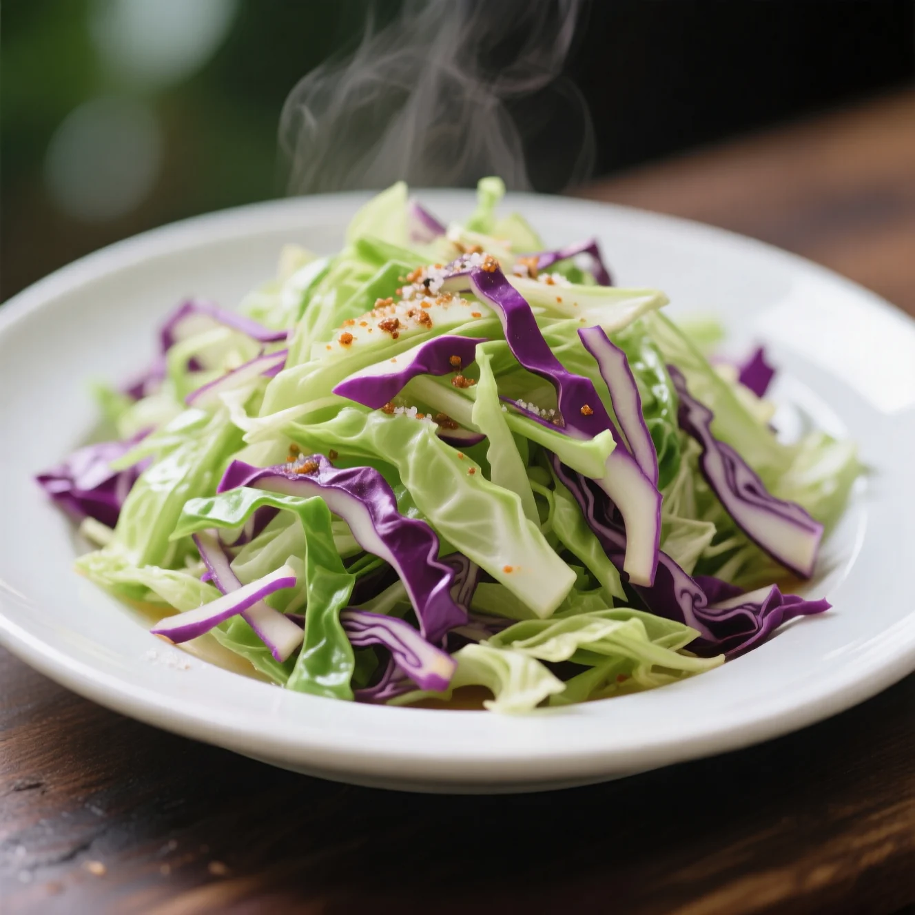 Salade de chou bicolore