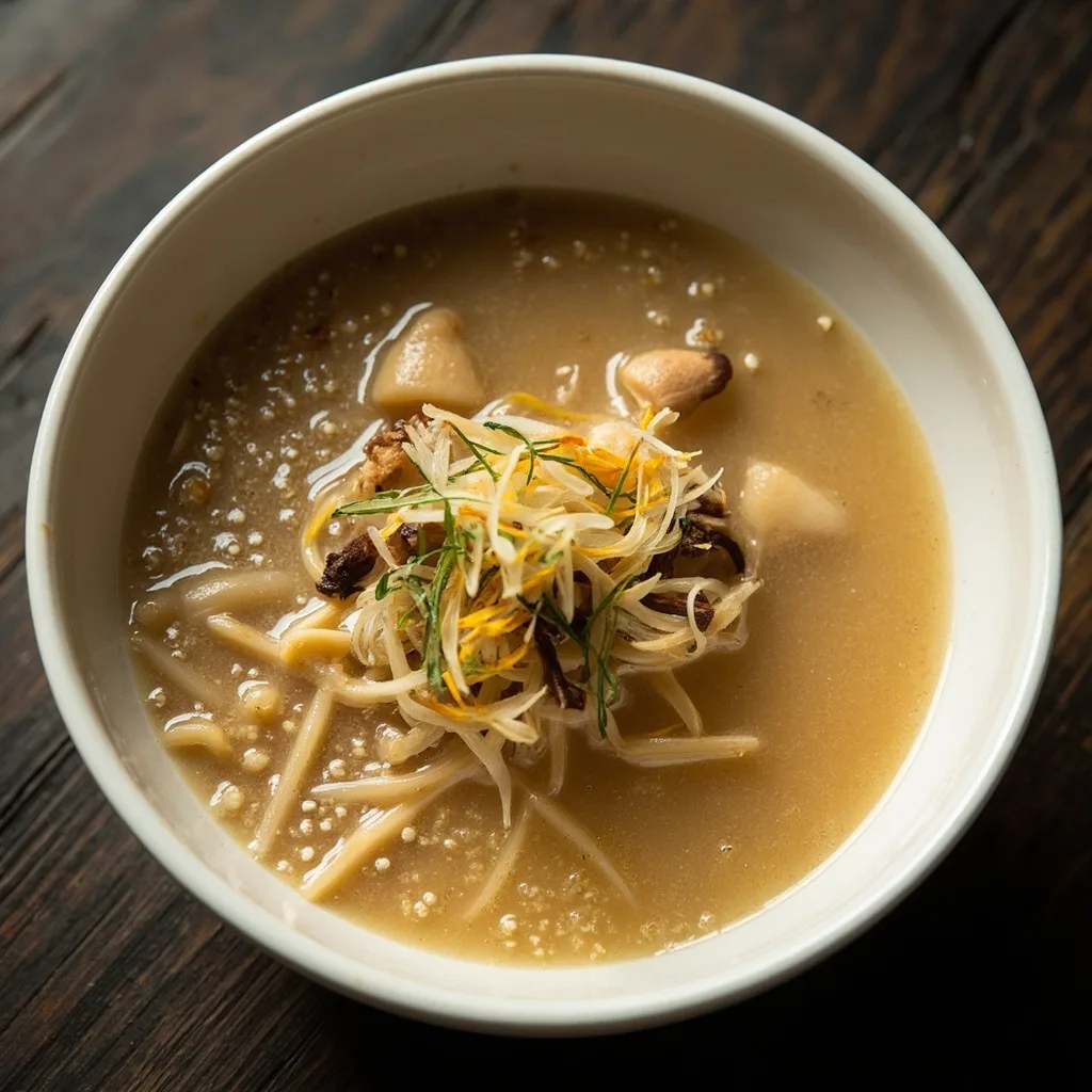 Chrysanthemum Yellow Croaker Soup