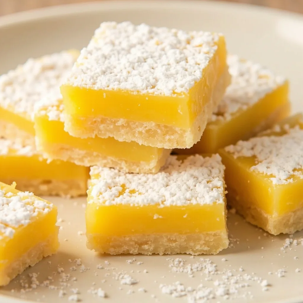 Barres au citron