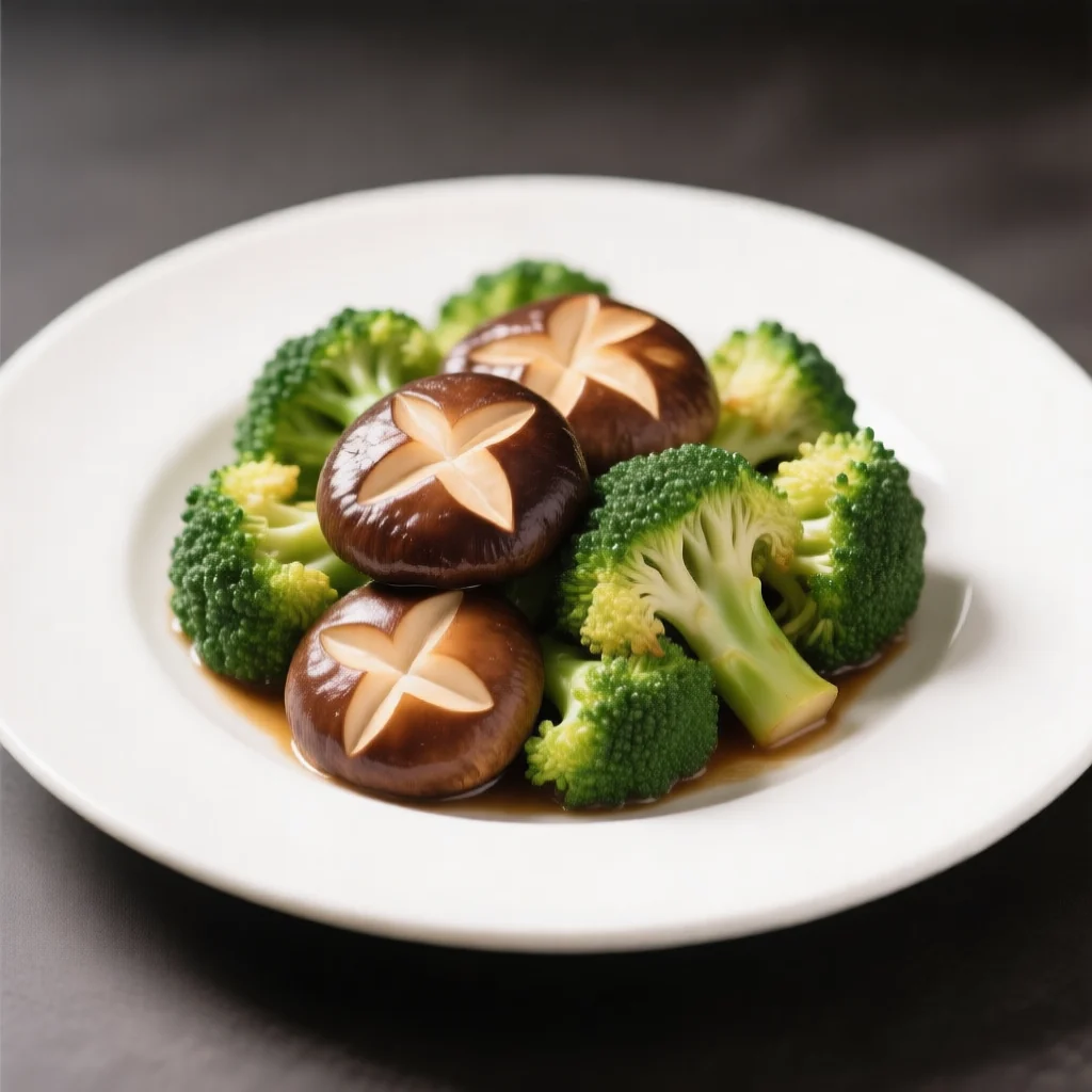 Champignons et brocoli