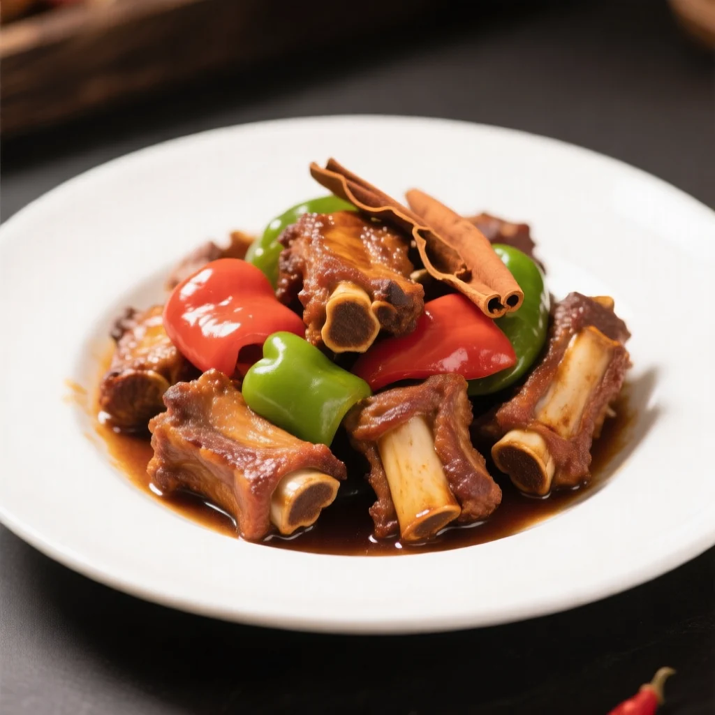 Côtes de porc braisées