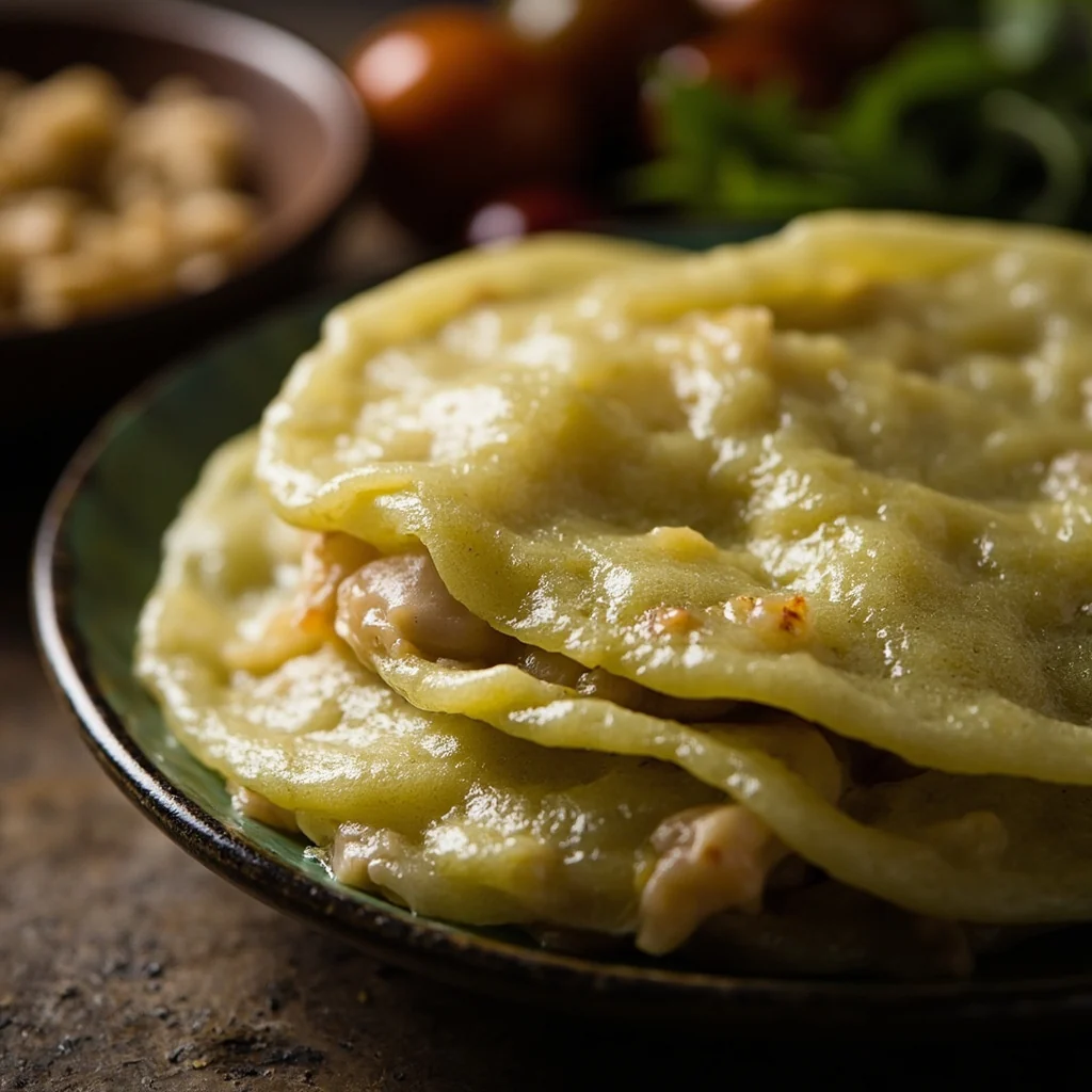 Rouleaux de Crêpes aux Haricots Mungo