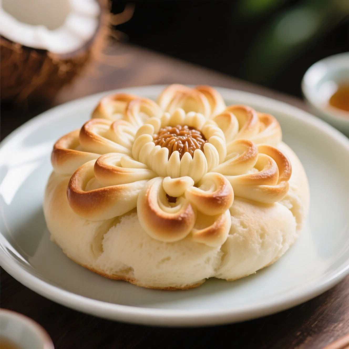 Pain aux Chrysanthèmes et Noix de Coco