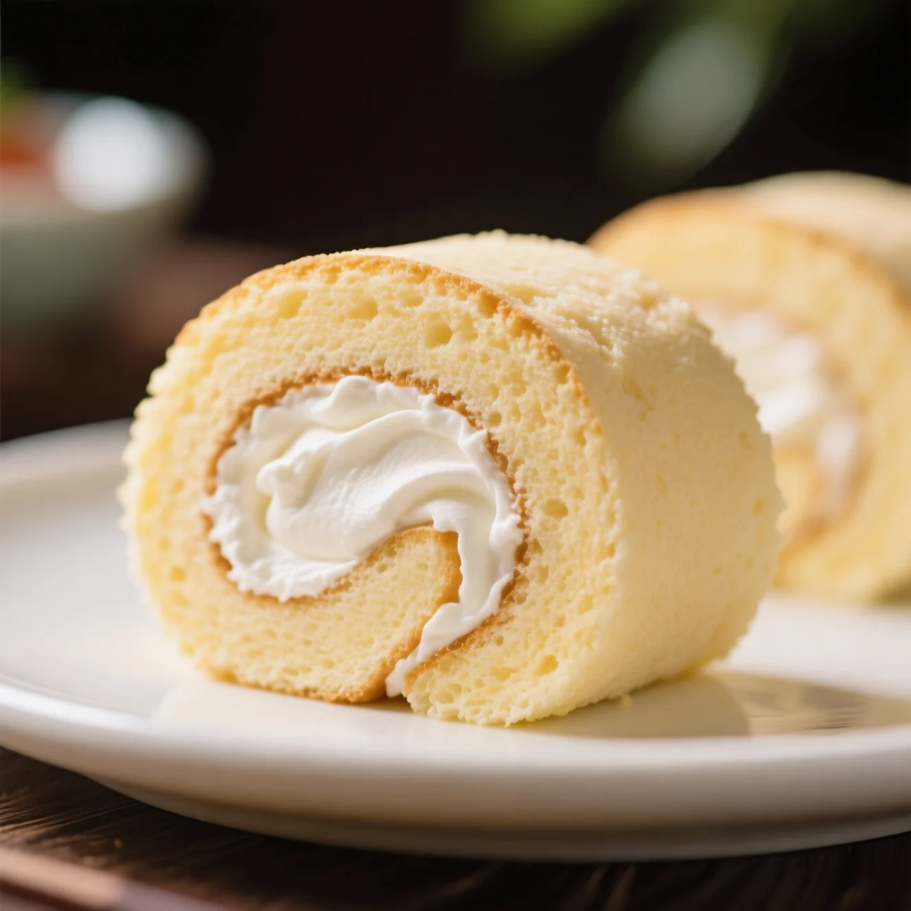 Gâteau Roulé à la Crème Classique