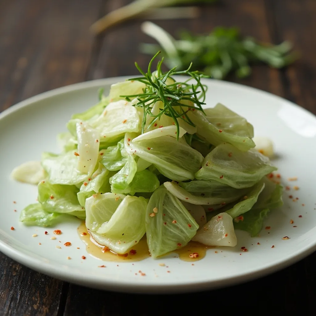 Cold Lettuce Stem Salad