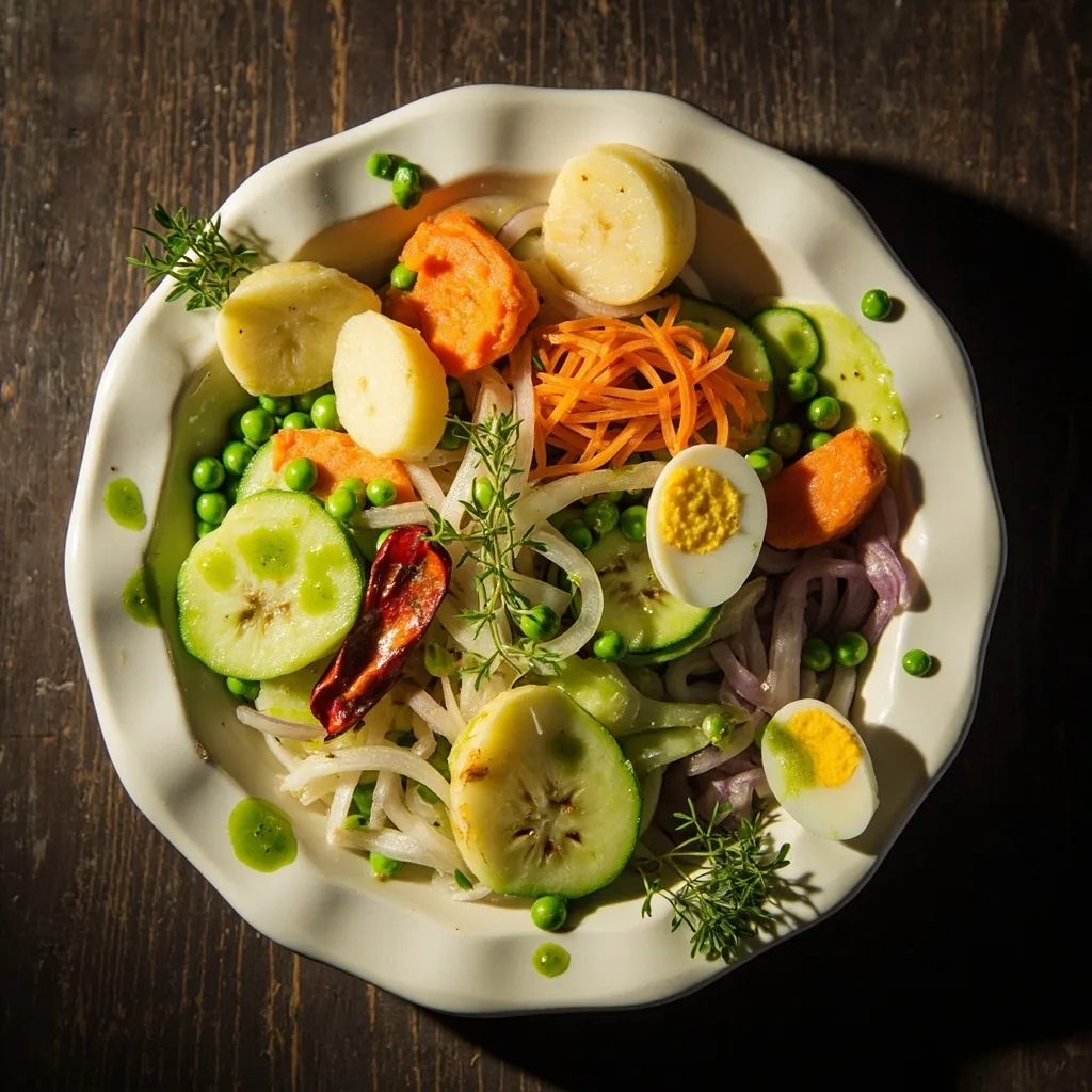 Five-Color Vegetable Salad