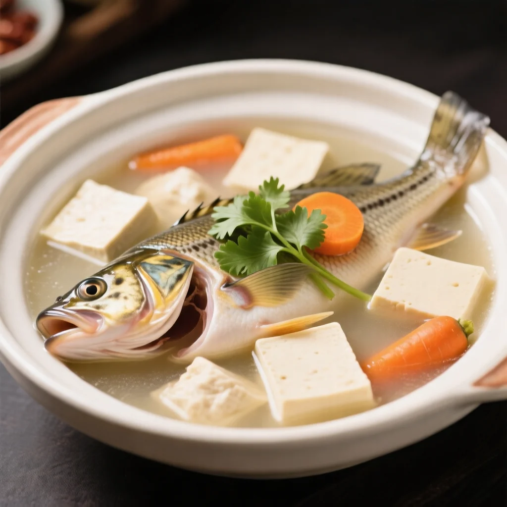 Soupe de Poisson Mandarin et Tofu