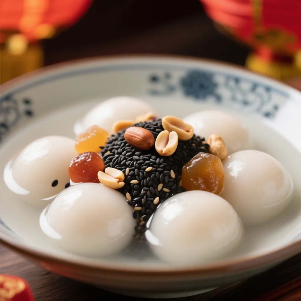 Farce aux graines de sésame noir pour Tangyuan