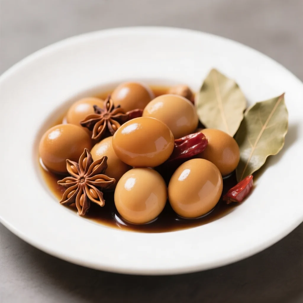 Œufs de caille marinés