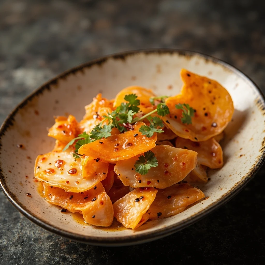 Feuilles d'Amidon Froides Assaisonnées