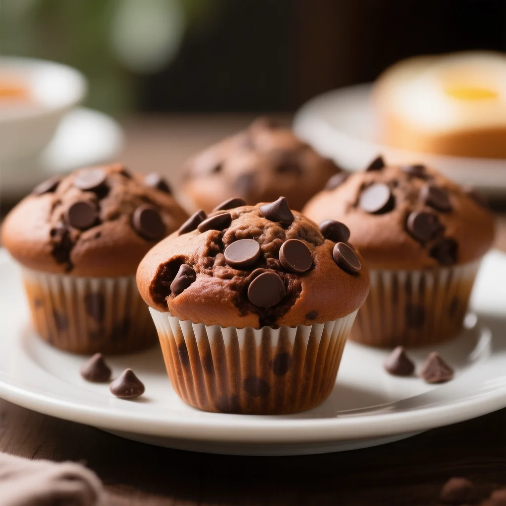 Muffins Double Chocolat