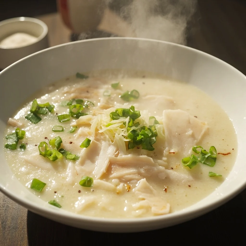 Bouillie de poisson moelleuse