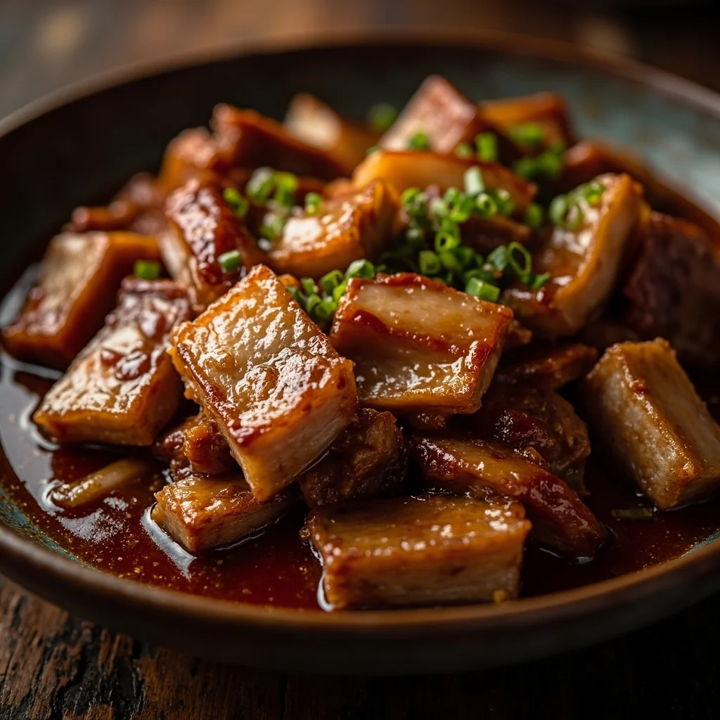 Poitrine de Porc Braisée