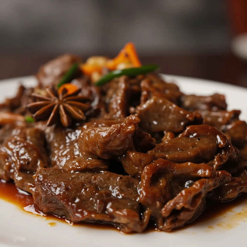 Lanières de bœuf braisées
