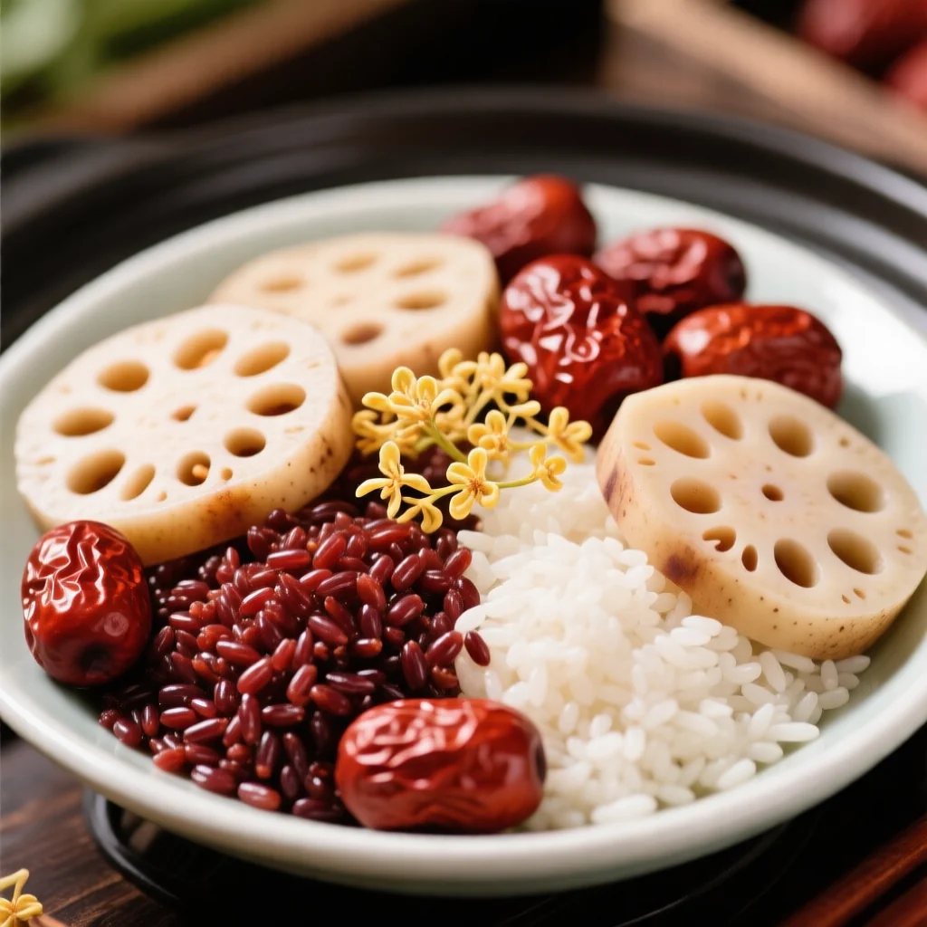 Racine de lotus farcie à l'osmanthe