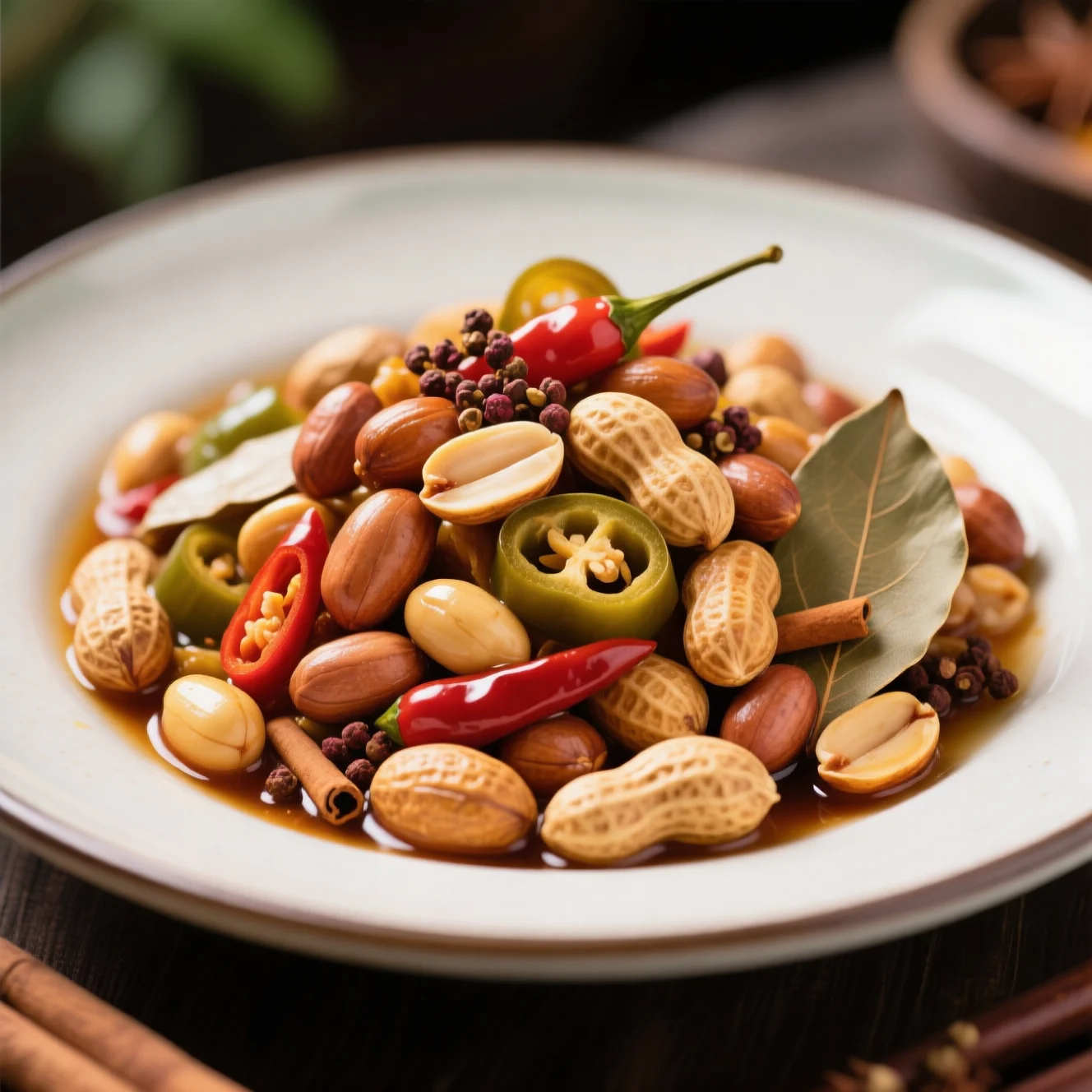 Arachides marinées épicées