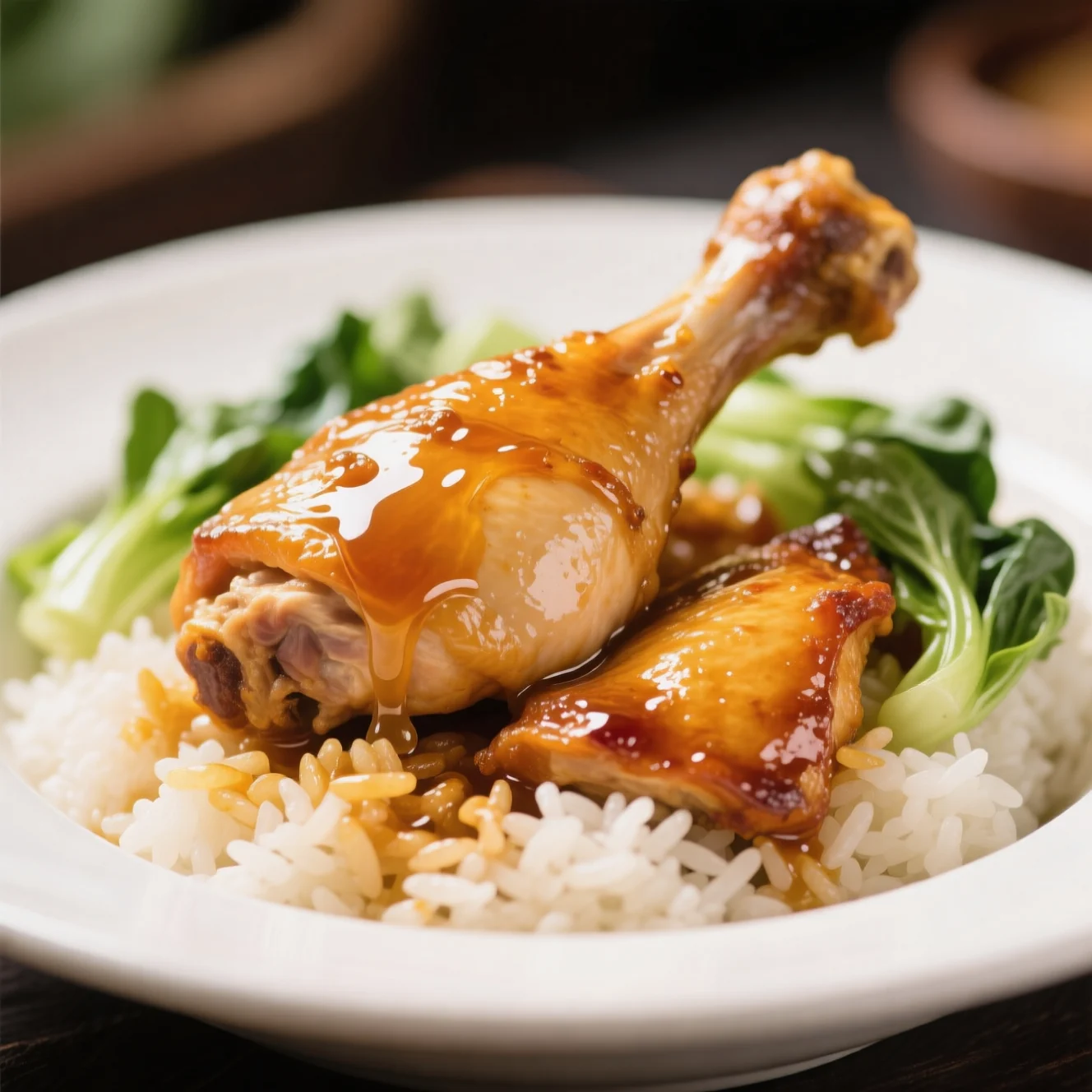 Riz au Poulet Sauce Miel