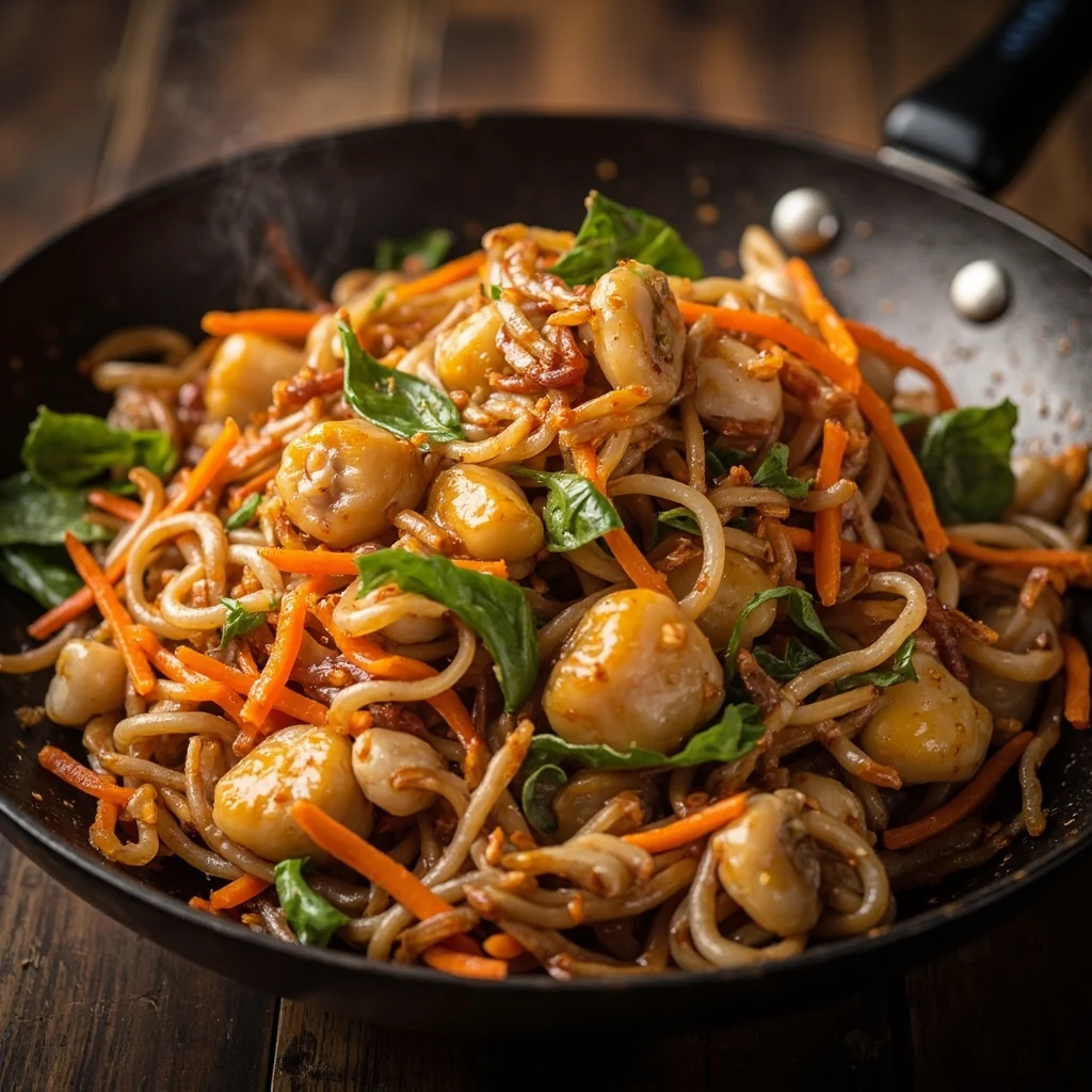 Sauté de Fruits de Mer Coloré