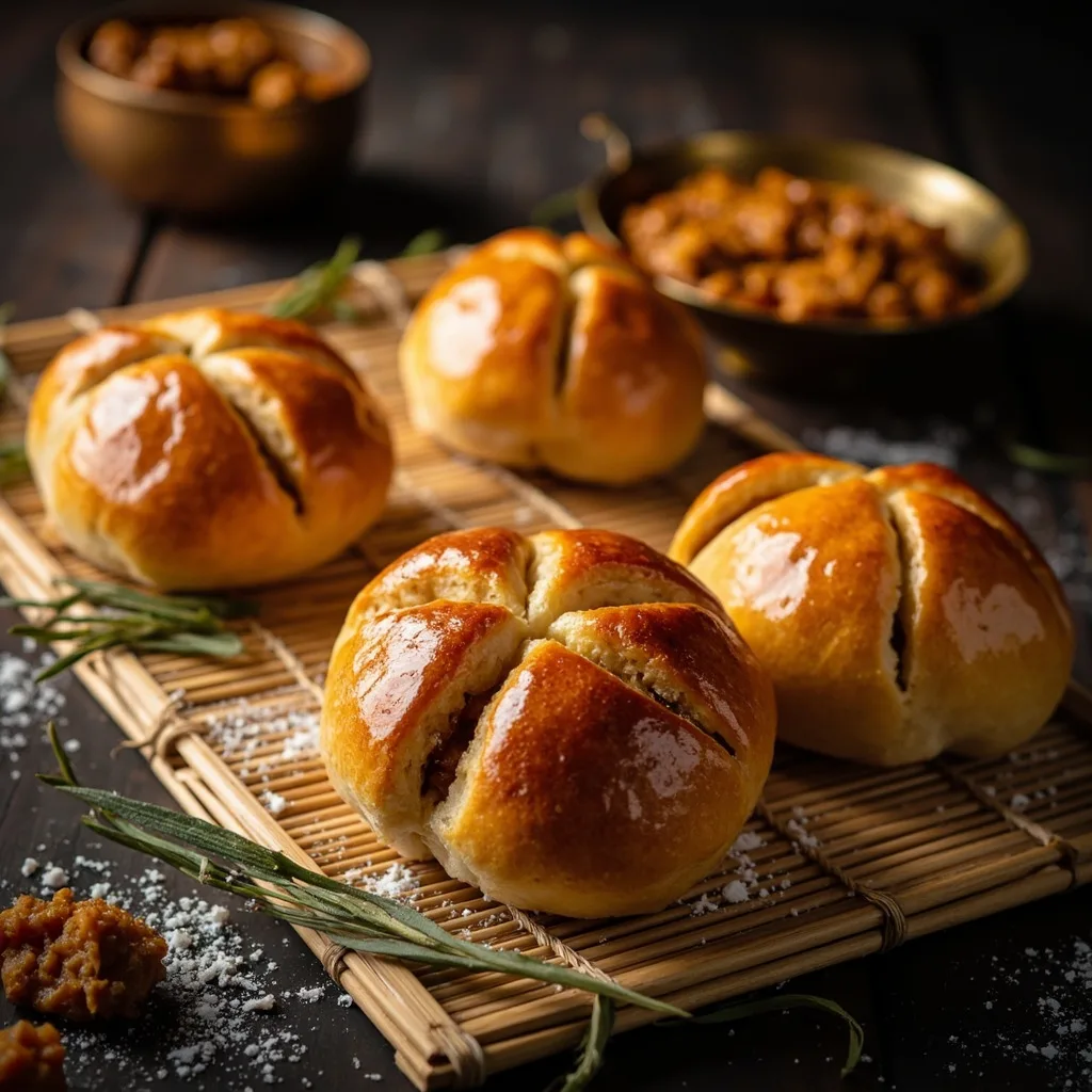 Baked Curry Bread