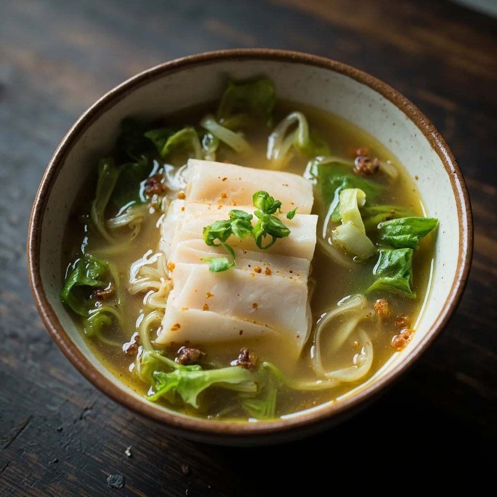 Grass Carp Lettuce Soup