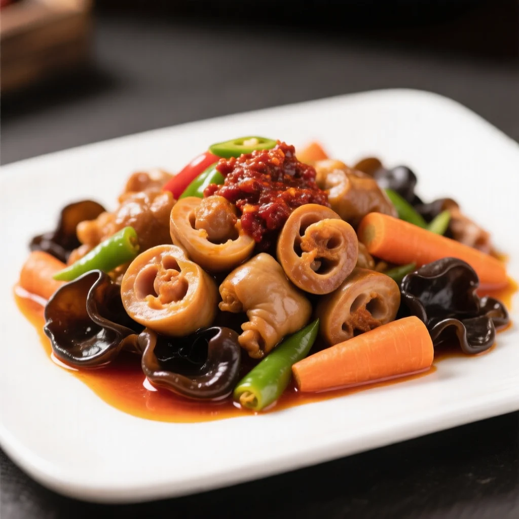 Intestins Braisés Épicés