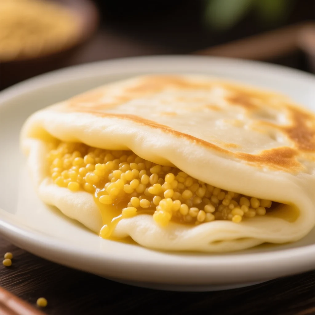 Galette fermentée au millet jaune
