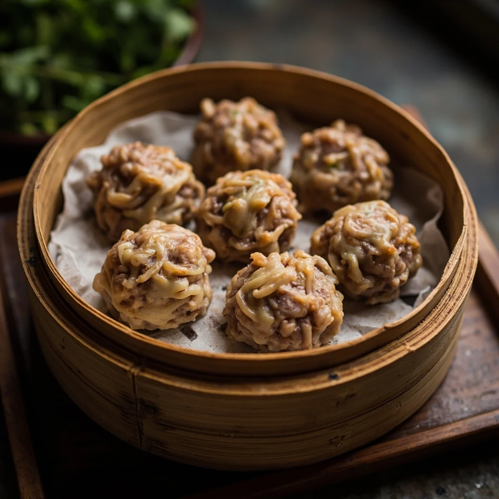Boulettes de viande à la vapeur